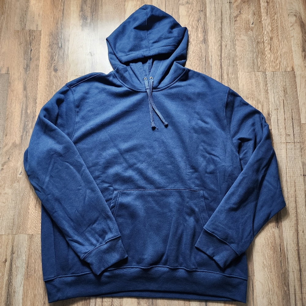 Men's Tek Gear Ultra Soft Fleece Blue Hoodie Size XL
